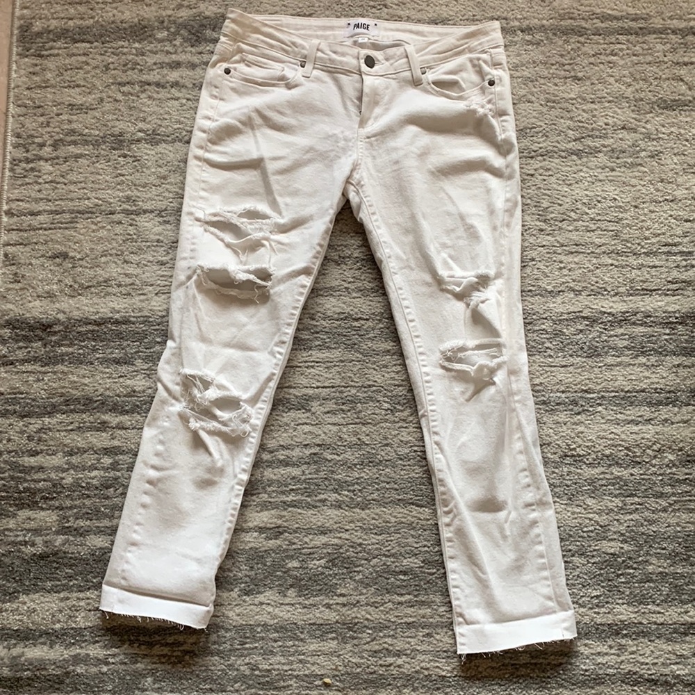 Paige Denim Jeans white